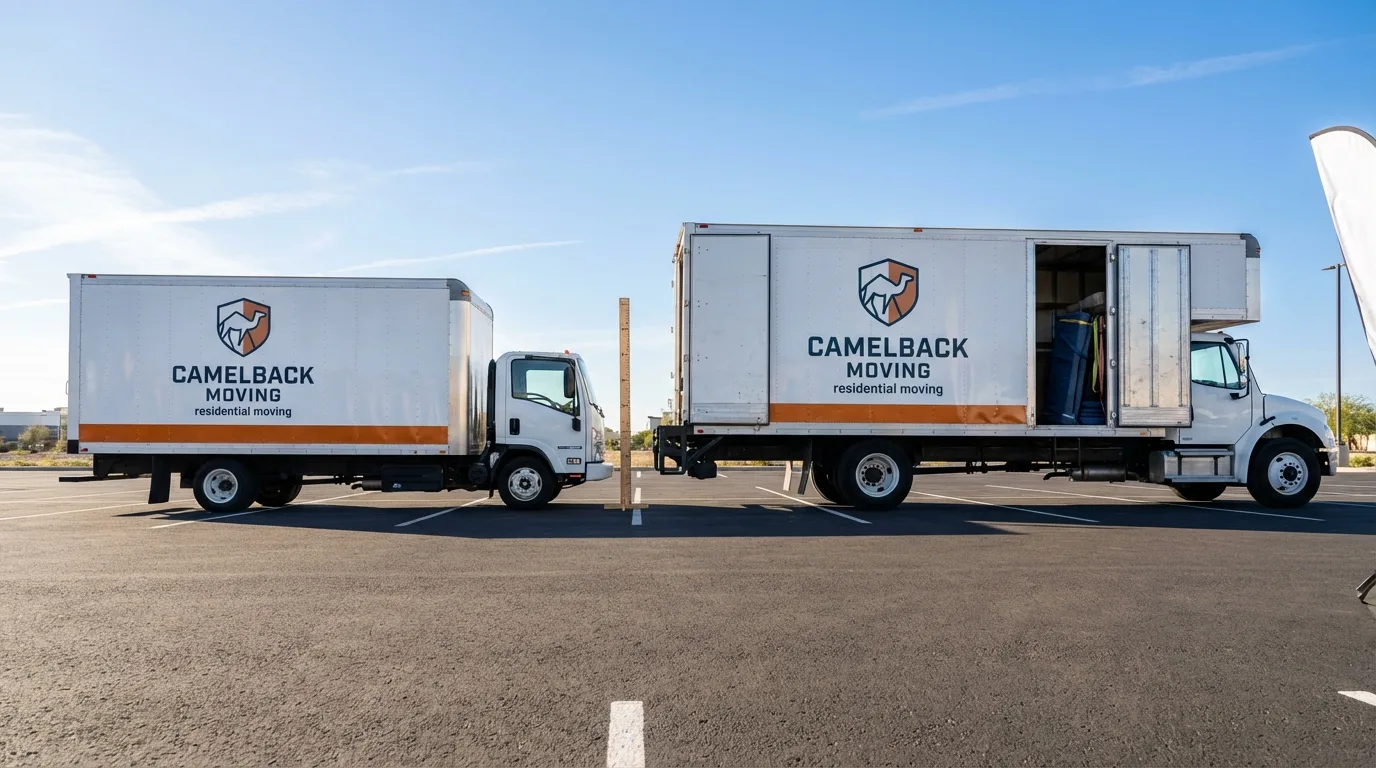 Moving truck size capacity guide in Fort Gibson